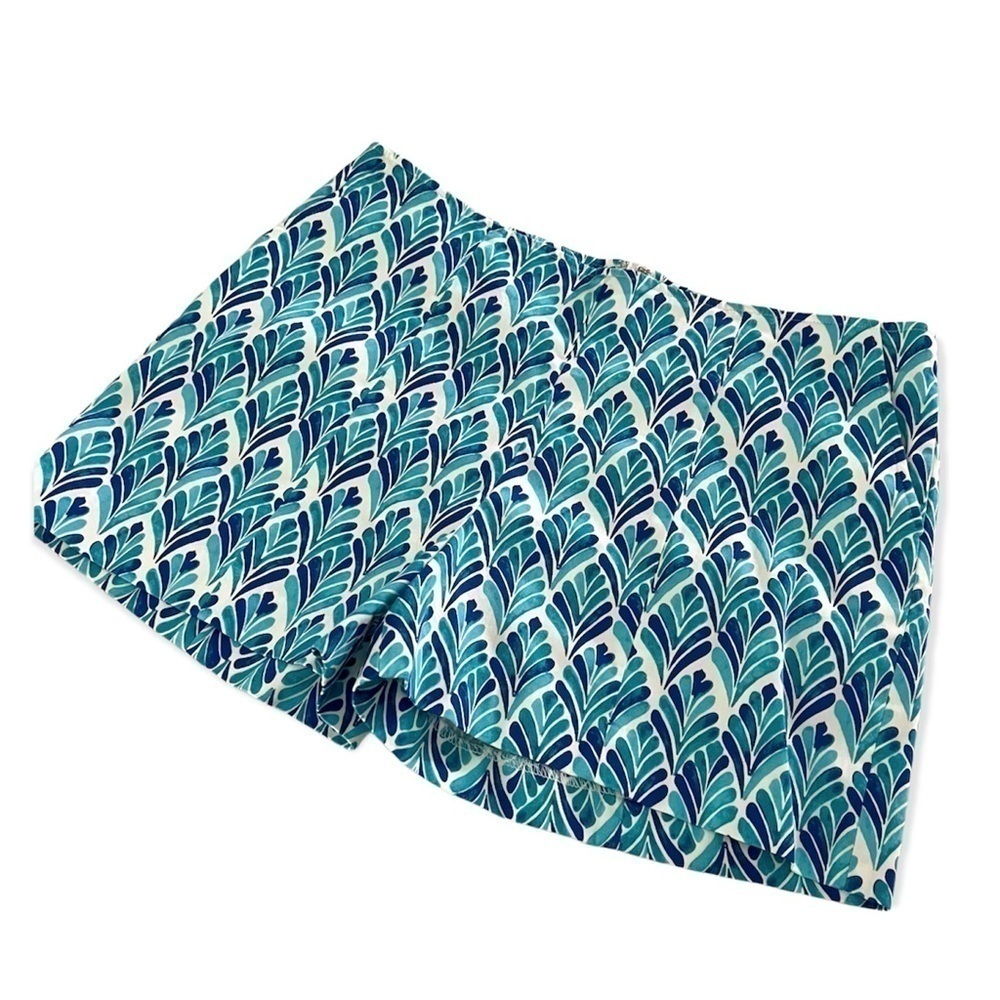 Pappagallo Turquoise Blue High Rise Shorts. Size 12